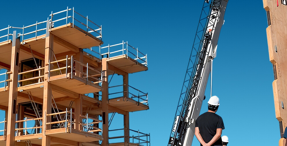 National Science Foundation-funded NHERI TallWood test