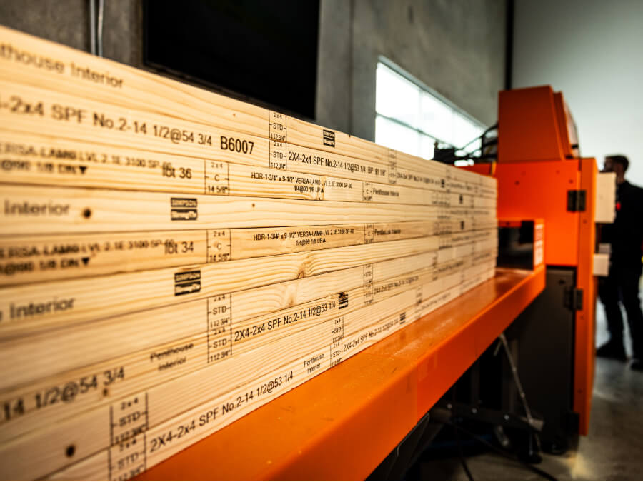 EasyFrame™ marked lumber