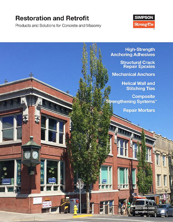 Restoration and Retrofit - Products and Solutions for Concrete and Masonry