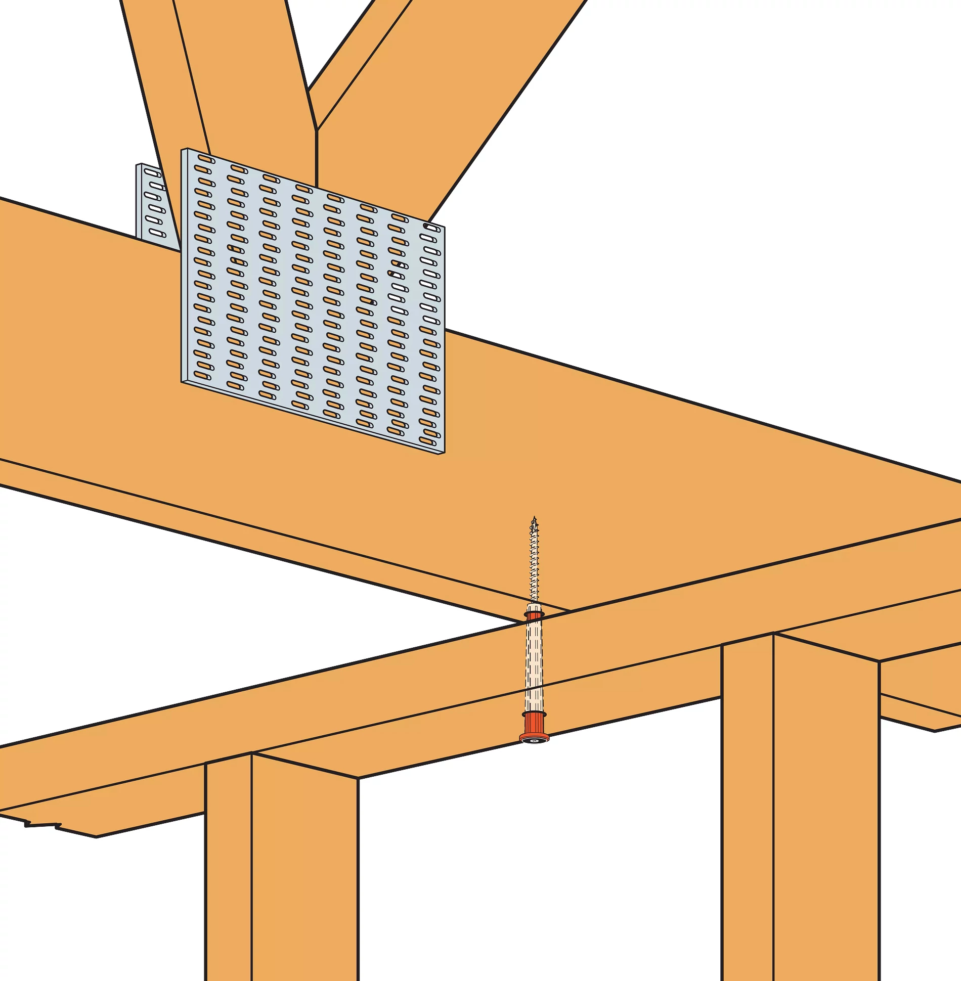 Strong-Drive® SDPW DEFLECTOR Screw Installation
