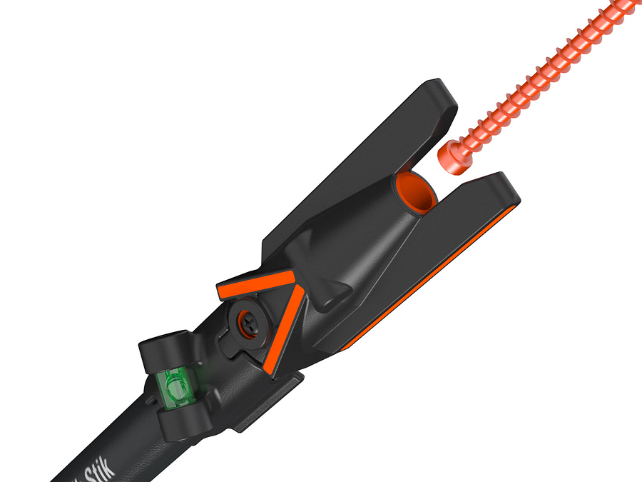 Load SDWC Truss screw into Quik Stik head.